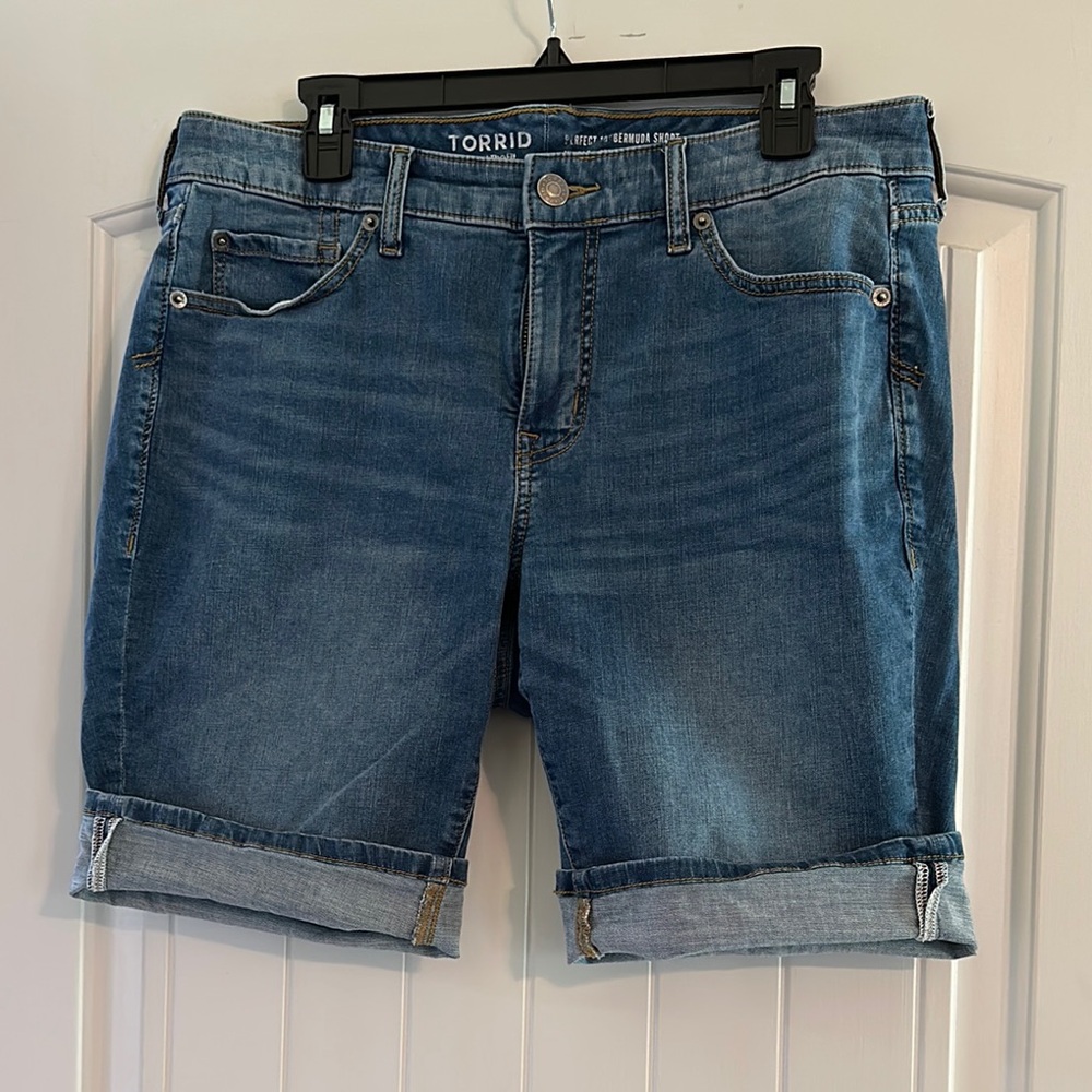 Blue Denim Shorts
